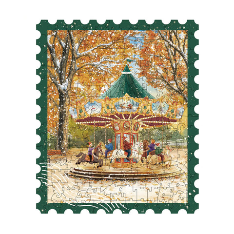 Robotime Paradise Golden Autumn Carousel Puzzle