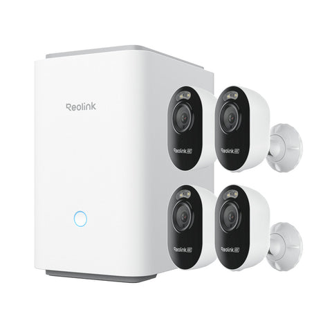 Reolink 4K Lumus Pro Wi-Fi 6 Security System Home Hub Pro 4Pack