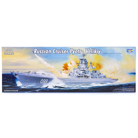 Trumpeter 1/350 Russian Pyotr Velikiy Heavy Cruiser Scaled Plastic Model Kit