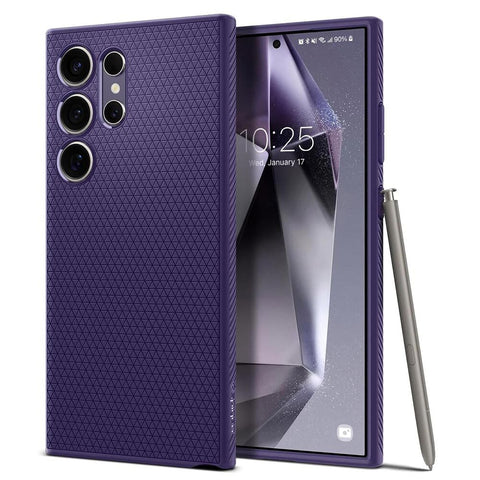SPIGEN Liquid Air Case for Galaxy S24 Ultra (Deep Purple)