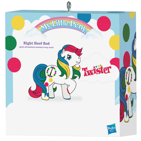 My Little Pony(R), Retro Twister(R) "Right Hoof Red" - 2025 Hallmark Keepsake Christmas Ornament