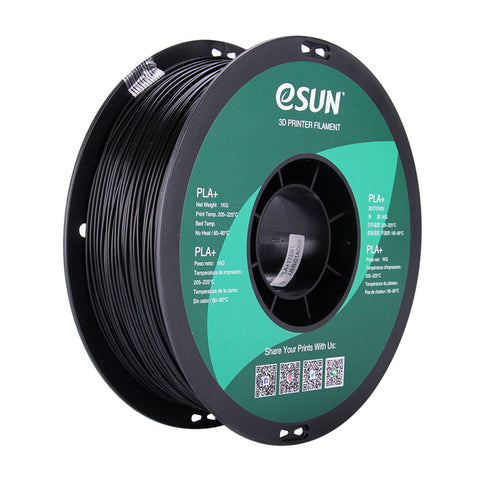 eSUN PLA+ HS High Speed 3D Print Filament 1.75mm 1kg - Black