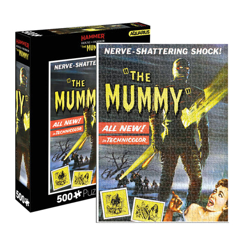 Aquarius 500pc Hammer The Mummy 25x20cm Jigsaw Puzzle Family Game Play 14y+