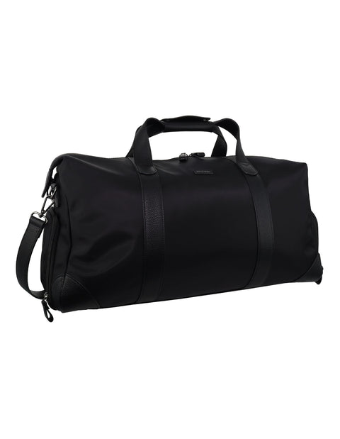 Pierre Cardin Unisex Nylon Adventurous Shoulder/Overnight Bag Black