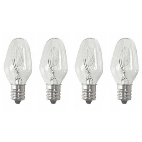 Sansai 7W/240V E12 Replacement Bulb [4-Pieces]