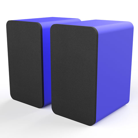 Silcron SLR07 Wireless Active Bookshelf Speakers Set with HDMI ARC - Blue