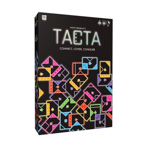 Usaopoly Tacta Strategic Card Game Neon Colours