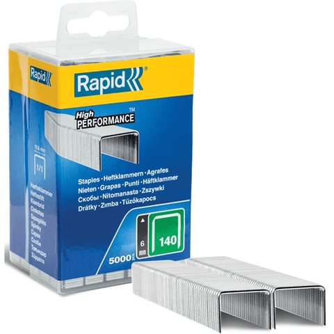 Rapid High Performance Staples 140/6 Box 5000