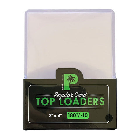 Palms Off Gaming Standard 180pt Card Loader Top Loaders - 10pc Pack