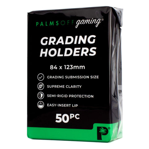 Palms Off Gaming Palms Off Grading Holders Semi-Rigid - 50pc
