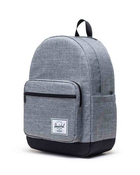 Herschel 25L Pop Quiz Backpack Bag with 15" Laptop Sleeve in Raven Crosshatch