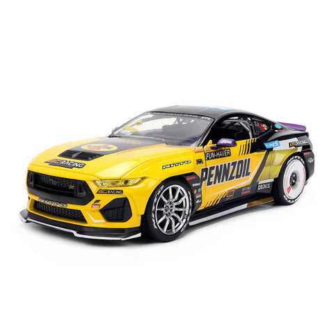 Jada 1:24 Scale Big Time Muscle 2025 Ford Mustang RTR Chelsea Racing Diecast Car