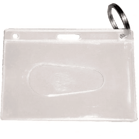 Kevron ID18 ID Card Holder With Ring Clear Bag 50