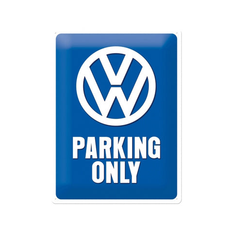 Nostalgic-Art VW Parking Only 30x40cm Large Metal Tin Sign Plaque