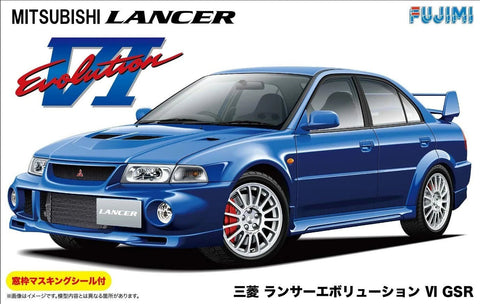 Fujimi 1/24 Mitsubishi Lancer Evolution VI GSR (with Window Frame Masking) (ID-102)