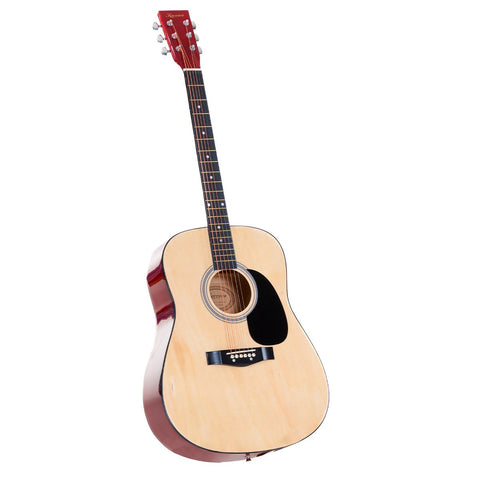 Karrera 41in Acoustic Wooden Guitar with Bag (Natural)