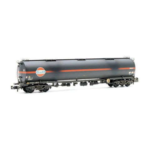 Graham Farish N BR 102T TEA Bogie Tank Wagon 85047 'Gulf' Black Weathered