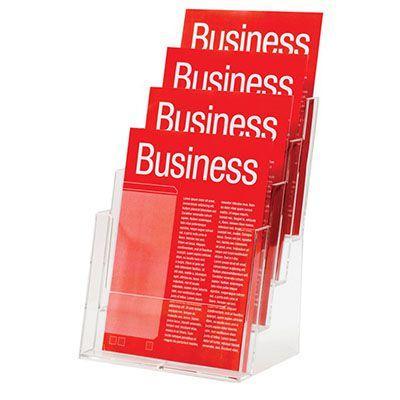 Esselte Brochure Holder Portrait 4 Tier A4