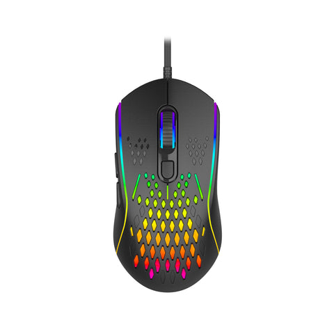 Laser Wired Gaming RGB Mouse 12800 DPI (Black)