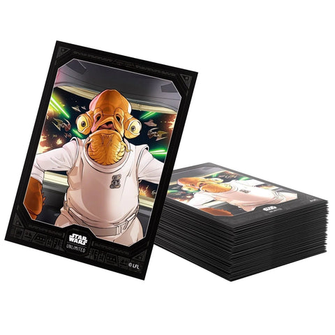 Gamegenic Star Wars Unlimited Art Sleeves - Admiral Ackbar
