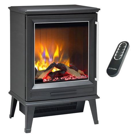 Dimplex 2kW Laverton Compact Electric Fireplace Heater Styled Anthraciate
