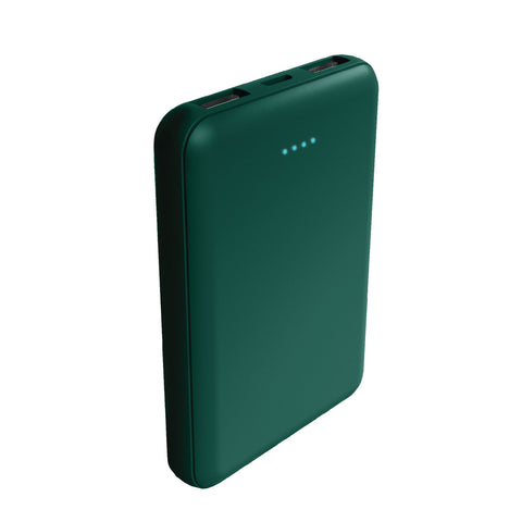 Laser 5000mAh Compact Portable Power Bank (Deep Green)