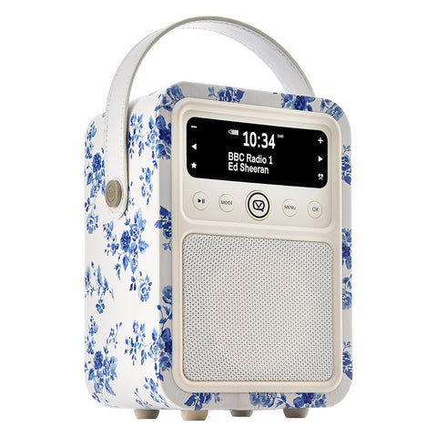 VQ Monty DAB+ Digital FM Radio/Bluetooth Speaker Laura Ashley (China Rose)