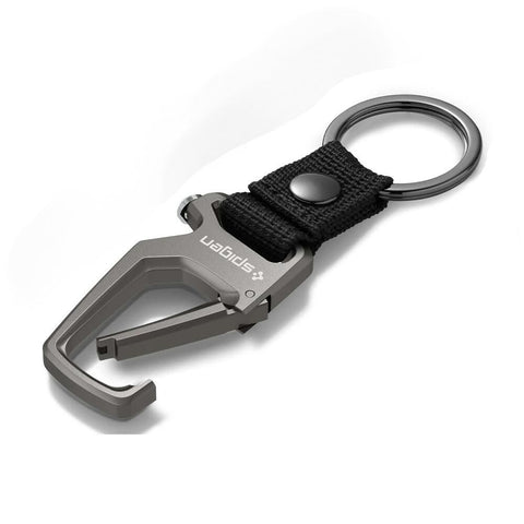 Spigen Universal Lifestyle and Travel Carabiner with Keyring Lifestyle and Travel - Gunmetal