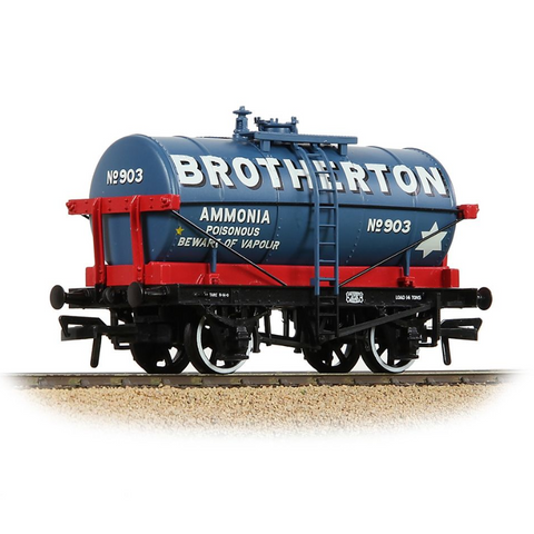 Bachman OO 14T Tank Wagon 'Brotherton' Blue