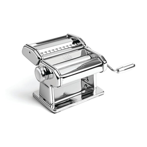 Marcato Atlas Plus Pasta Machine Stainless Steel with 4 Shape Settings (Silver)