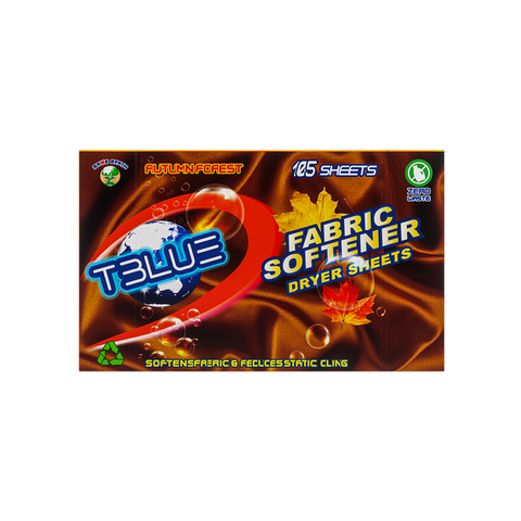 TBLUE Fabric Softener Dryer Sheet Autumn Forest (105 Sheets)
