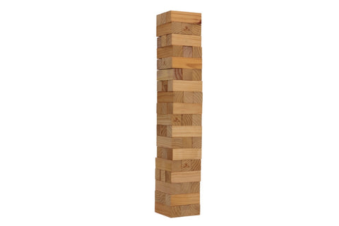 Jenjo Games 54 Piece Giant Jenjo Outdoor Wood Block Game 127cm