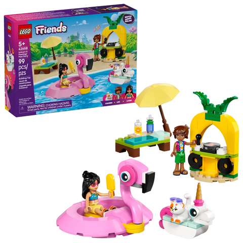 LEGO 42658 Unicorn & Flamingo Pool Party - Friends