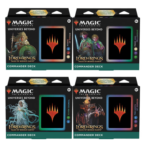 Wizards Of The Coast Magic The Lord of the Rings: Tales of Middle-Earth Commander Decks (Set of 4)