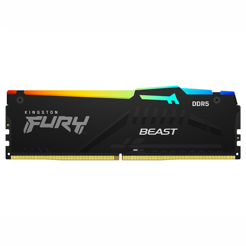 Kingston FURY Beast DDR5 RGB16GB (2 X 8GB) 6000MT/s C36 Desktop RAM (Black)