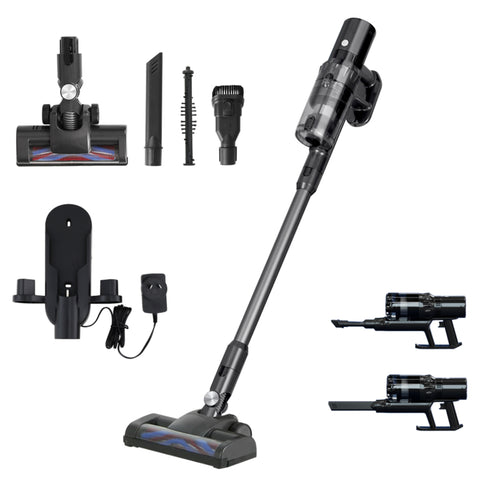 Devanti Stick Vacuum Cleaner Brushless Cordless 350W (Grey)