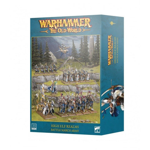Games Workshop Warhammer The Old World High Elf Realms Battle March Army