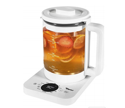 Toyomi 1.7L ClearBrew Borosilicate Glass Kettle WK 1717