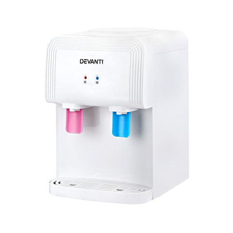 Devanti Water Cooler Dispenser Bench Top White
