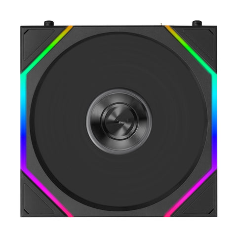Lian Li Uni Fan TL Flex 2.4GHz Wireless 120mm Reverse Blade ARGB Fan - Black (12RTL1F1B)