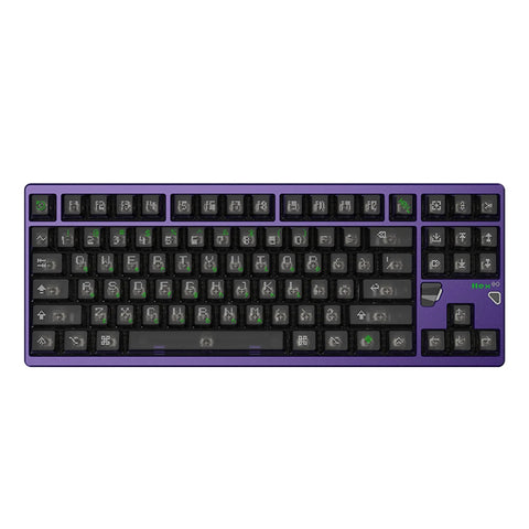 Qwertykeys QK&ATK HEX80 8K HE Wired Magnetic Custom Keyboard (Anodized Purple)