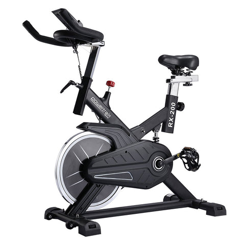 Powertrain RX-200 Exercise Spin Bike Cardio Cycling (Black)