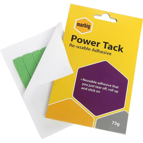 Marbig 5 Packs Powertack Removable Adhesive 75G