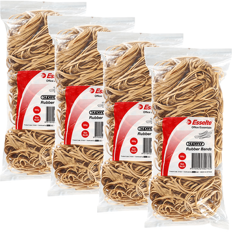 Esselte Superior Rubber Bands Size No.34 500G Bag Pack 4
