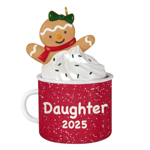 Daughter - 2025 Hallmark Keepsake Christmas Ornament