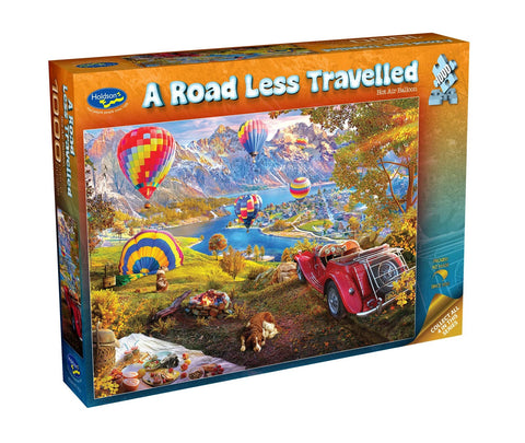 1000pc A Road Less Travelled: Hot Air Balloon