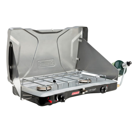 Coleman Triton Instastart 2-Burner Camping Stove