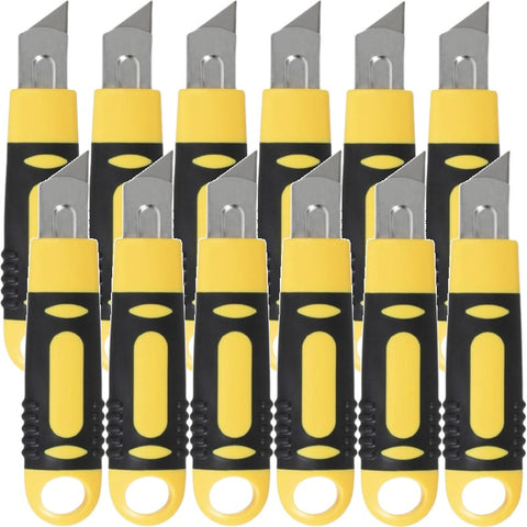 Celco Auto Self Retractable Safety Knife Cutter Warehouse Box 12 Pack