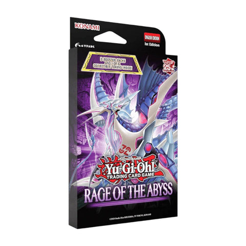 Konami YuGiOh! Rage of the Abyss 3-Booster Tuckbox