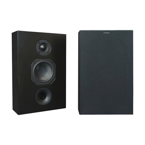 Scansonic HD 2-Pieces L Series On-Wall Home Speakers 120W (Black)